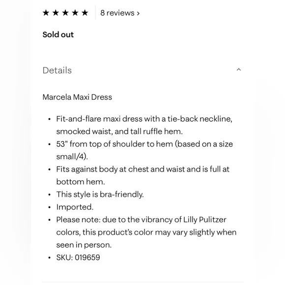 STUNNING NWT LILLY PULITZER MARCELA VIBRANT FLORAL MAXI DRESS, Size Medium - Picture 15 of 16